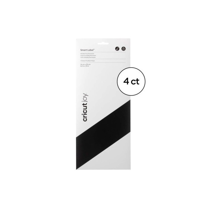 cricut cricut smart label etiqueta autoadhesiva permanente negro 4 pieza s