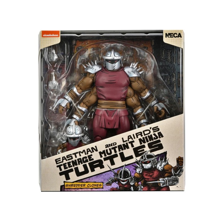 neca figura neca tortugas ninja shredder clone & mini shredder