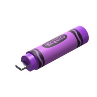 sandisk sandisk crayola usb c flash drive, 128 gb,   vivid violet  purple