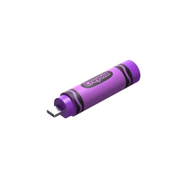 sandisk sandisk crayola usb c flash drive, 128 gb,   vivid violet  purple