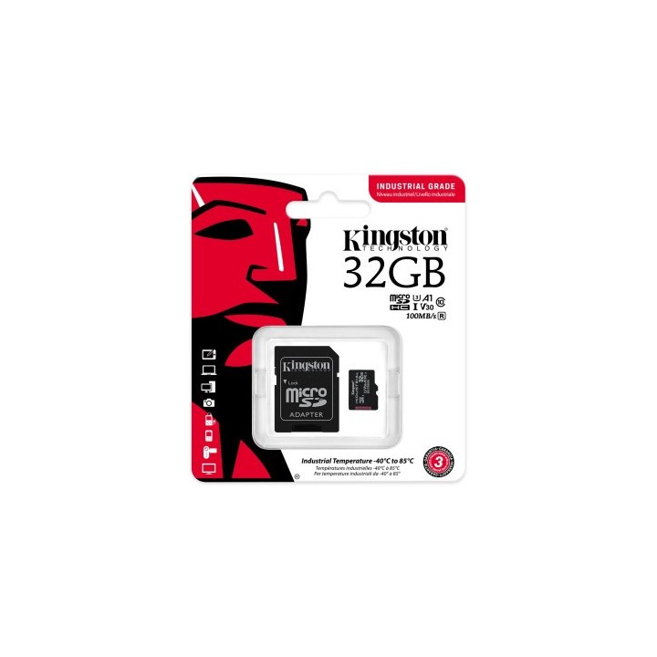 kingston kingston technology industrial 32 gb minisdhc uhs i clase 10