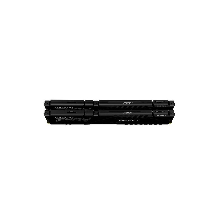 kingston memoria kingston fury beast black ddr5 32gb kit2  5600mt/s  cl36   kf556c36bbek2 32