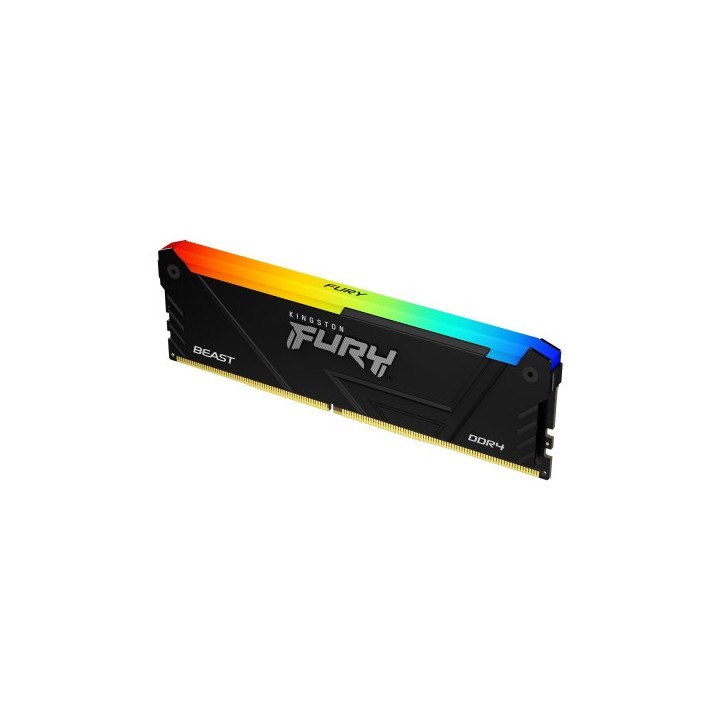 kingston kingston technology fury beast rgb modulo de memoria 8 gb 1 x 8 gb ddr4 3600 mhz