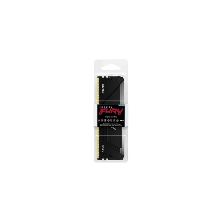 kingston kingston technology fury beast rgb modulo de memoria 8 gb 1 x 8 gb ddr4 3600 mhz