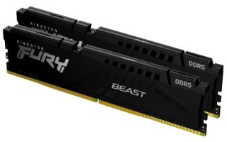 kingston memoria kingston 32gb kit2 6000mt/s ddr5 cl36   fury beast black expo   kf560c36bbe2k2 32