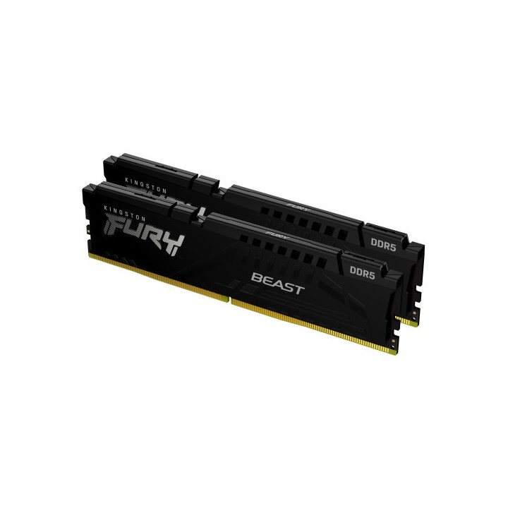 kingston memoria kingston 32gb kit2 6000mt/s ddr5 cl36   fury beast black expo   kf560c36bbe2k2 32