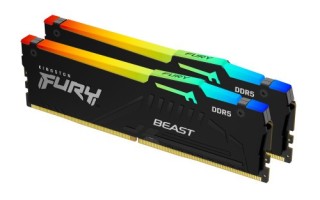 kingston memoria kingston 32gb kit2 6000mt/s ddr5 cl36   fury beast rgb expo   kf560c36bbe2ak2 32