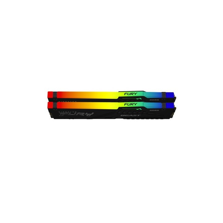 kingston memoria kingston 32gb kit2 6000mt/s ddr5 cl36   fury beast rgb expo   kf560c36bbe2ak2 32