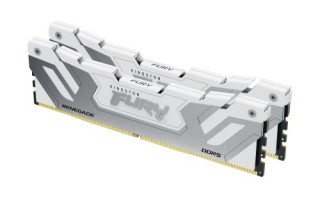 kingston memoria kingston 48gb 8400mt/s ddr5 cl40 cudimm  kit of 2  fury renegade white xmp   kf584c