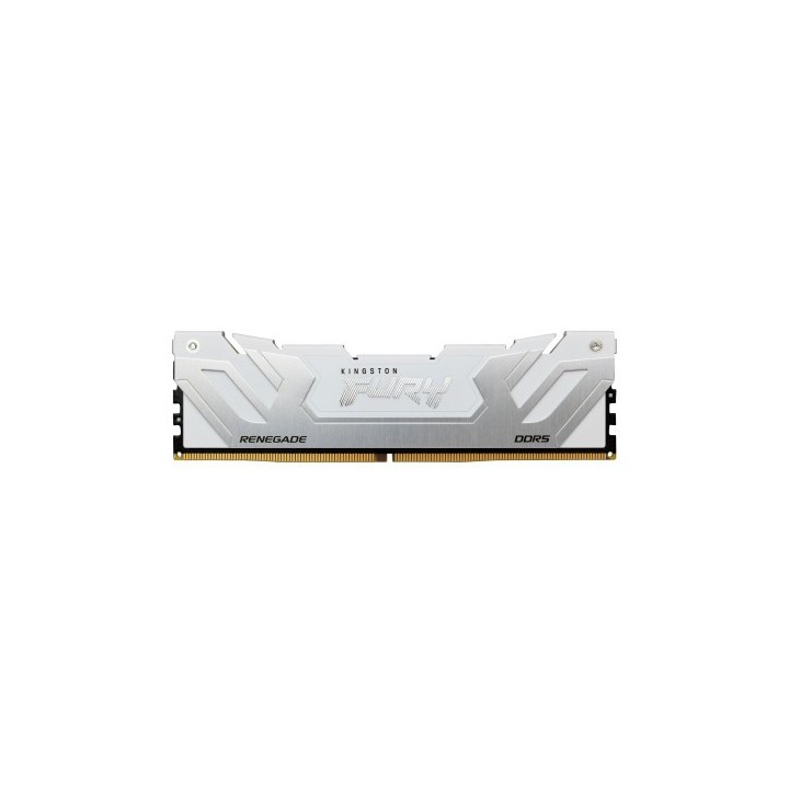 kingston memoria kingston 48gb 8400mt/s ddr5 cl40 cudimm  kit of 2  fury renegade white xmp   kf584c