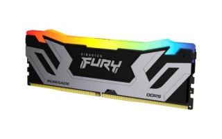 kingston memoria kingston 24gb 8400mt/s ddr5 cl40 cudimm fury renegade rgb silver xmp   kf584cu40rsa