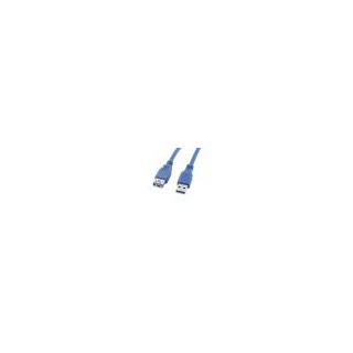cable alargador lanberg usb 3.0 macho/hembra 3m azul