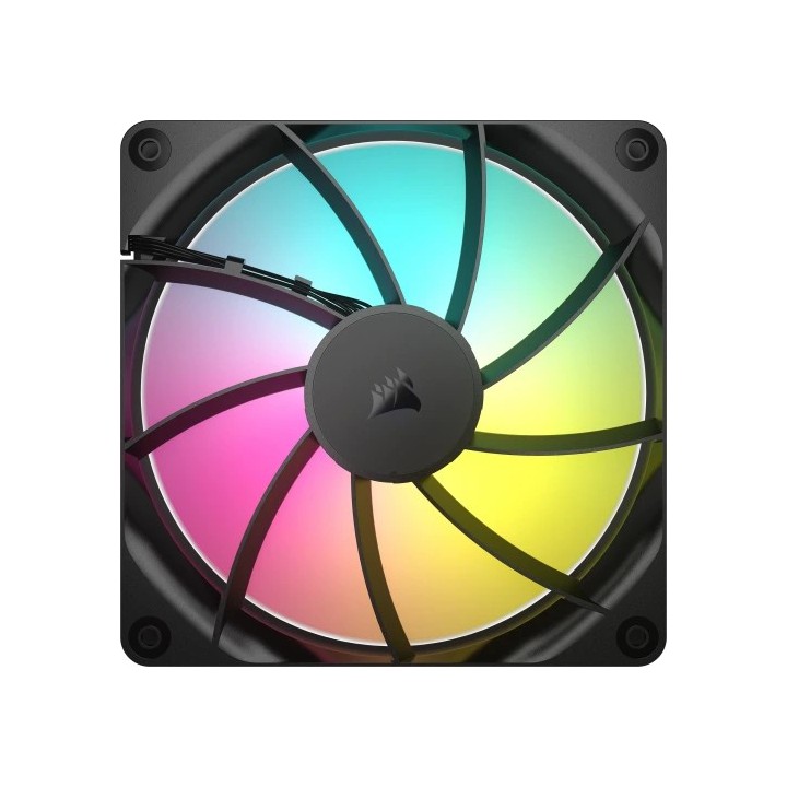 corsair corsair rs140 argb carcasa del ordenador ventilador 14 cm negro 2 pieza s