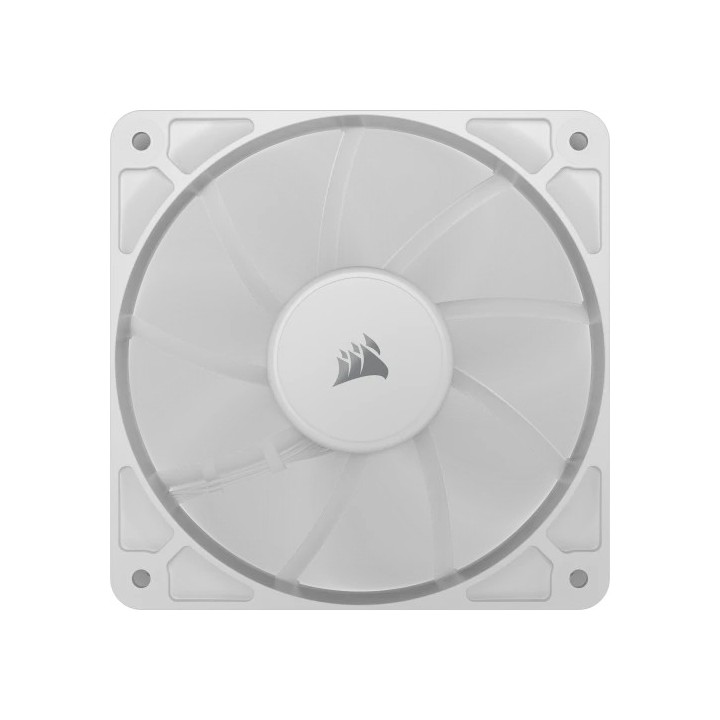 corsair corsair rs120 carcasa del ordenador ventilador 12 cm blanco 1 pieza s