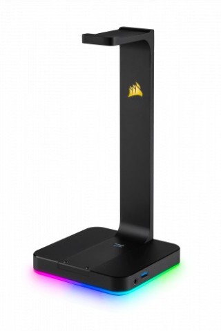 corsair corsair st100 rgb premium auriculares negro