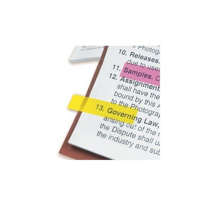 post it pack 3+1 dispensadores x 35 marcadores index pequenos 11,9x43,2mm colores surtidos transluci