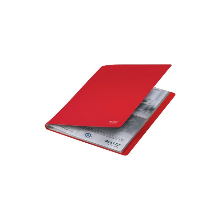 leitz carpeta polipropileno con 20 fundas a4 recycle rojo leitz 46760025