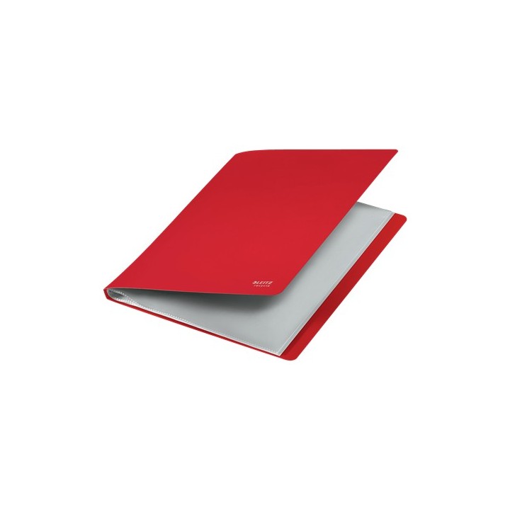leitz carpeta polipropileno con 20 fundas a4 recycle rojo leitz 46760025