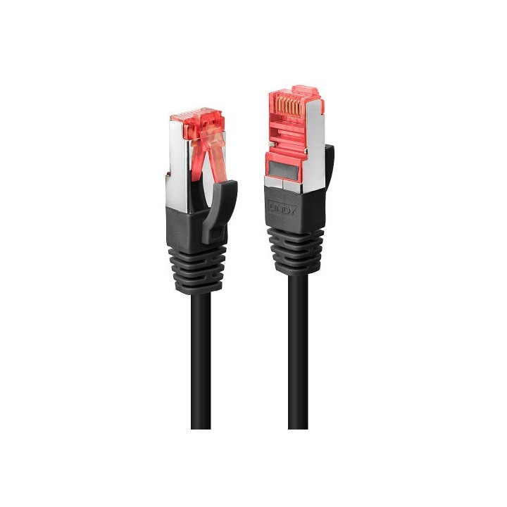lindy lindy 47782 cable de red negro 7,5 m cat6 s/ftp  s stp
