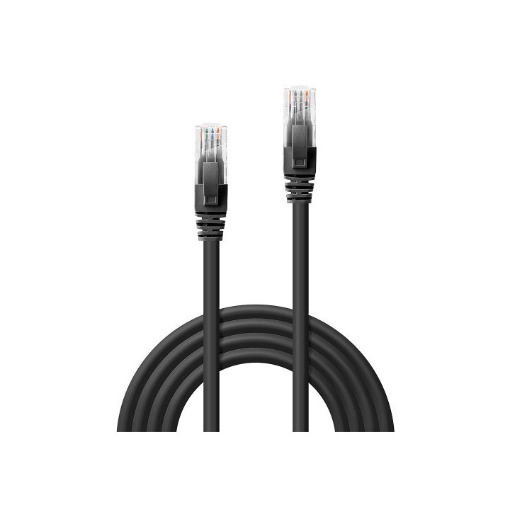 lindy lindy 48078 cable de red negro 2 m cat6 u/utp  utp