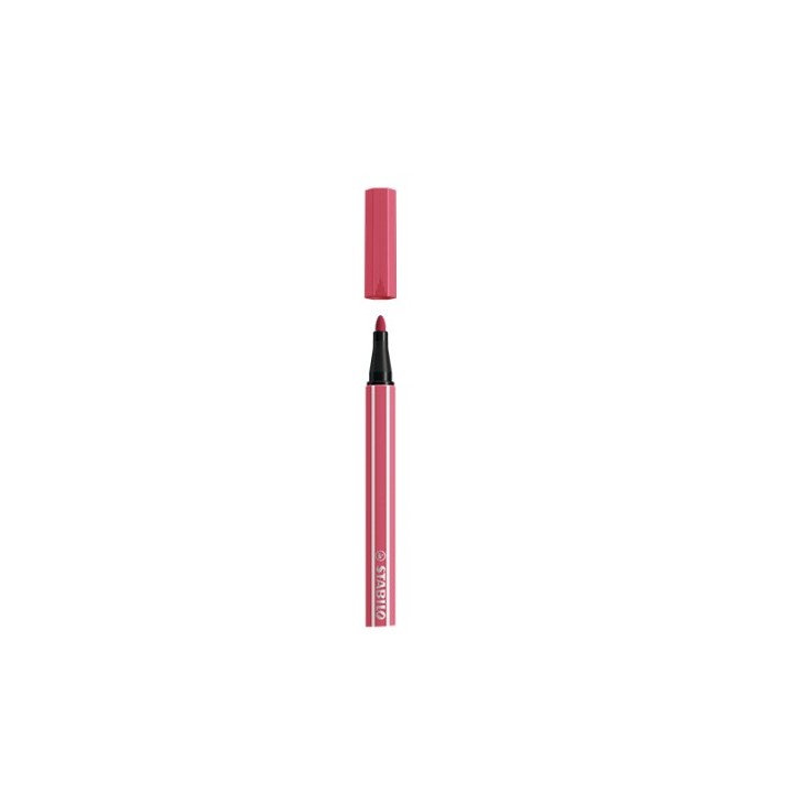 stabilo rotulador punta fibra media 1mm. pen 68 rojo fresa stabilo 68/49  pack  10 unidades