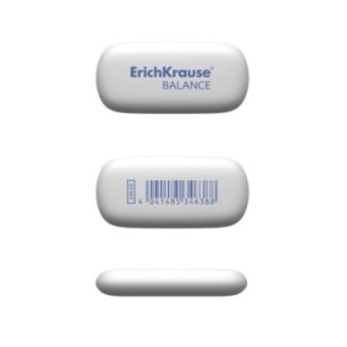 erich krause erichkrause balance goma caucho termoplastico  tpr  blanco 1 pieza s   pack  24 unidade