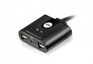 aten aten switch de perifericos usb 2.0 de 2 x 2 puertos  us224 at  cp20