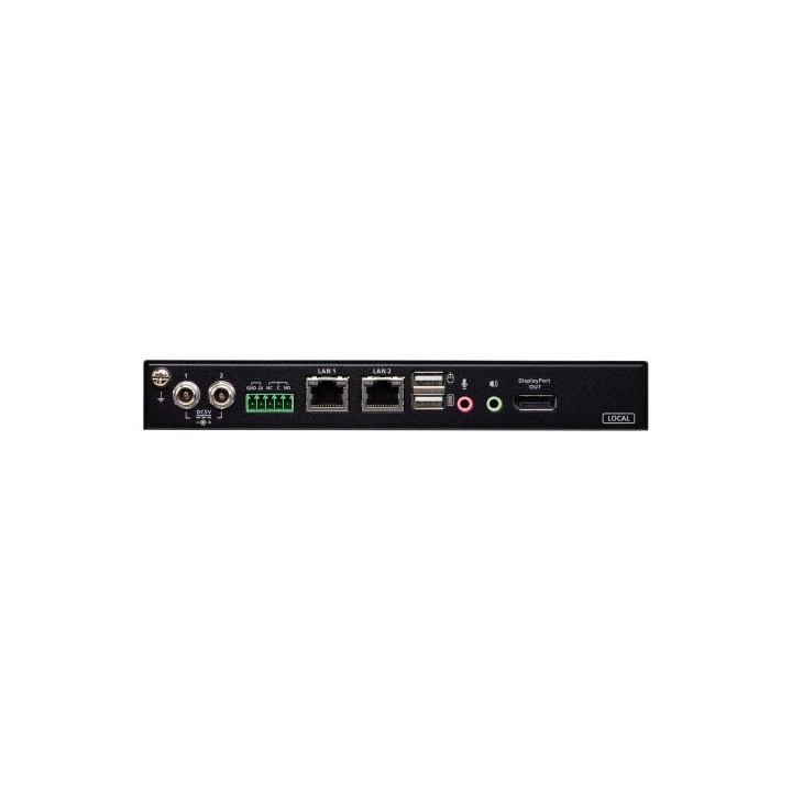 aten aten 1 switch kvm a traves de ip displayport 4k de un solo puerto para acceso a recurso compart