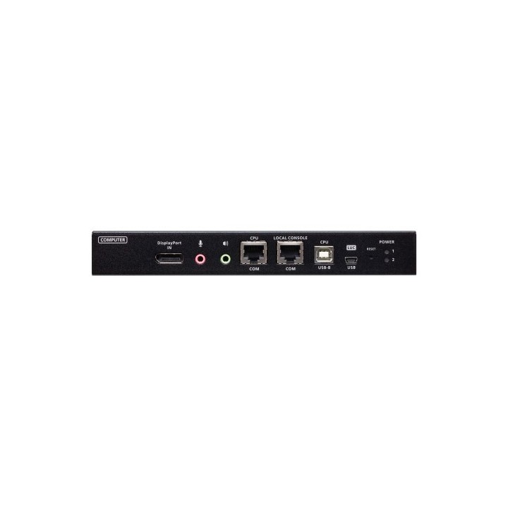 aten aten 1 switch kvm a traves de ip displayport 4k de un solo puerto para acceso a recurso compart