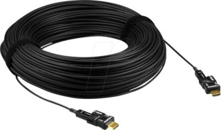 aten aten cable extensor optico activo hdmi true 4k  60m  con conector desmontable  ve7834a at