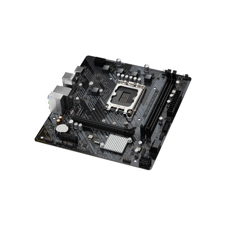 asrock asrock h610m h2/m.2 d5 intel h610 lga 1700 micro atx