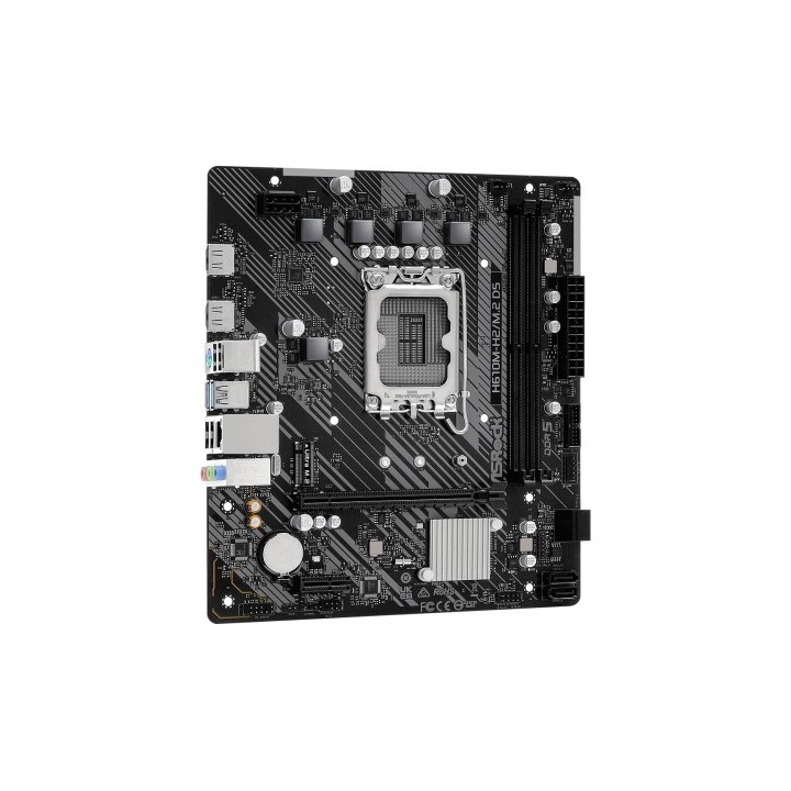 asrock asrock h610m h2/m.2 d5 intel h610 lga 1700 micro atx