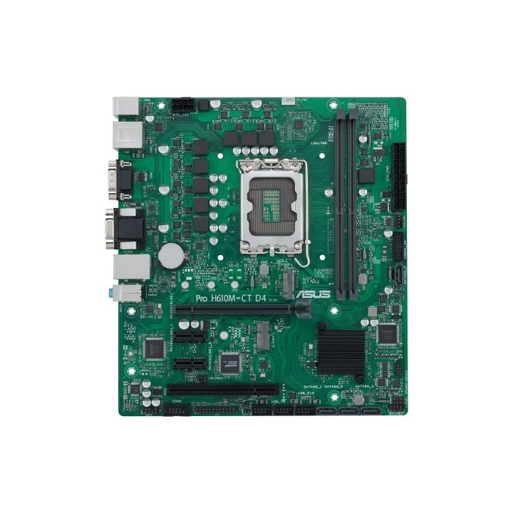 asus asus pro h610m c d4 csm intel h610 lga 1700 micro atx