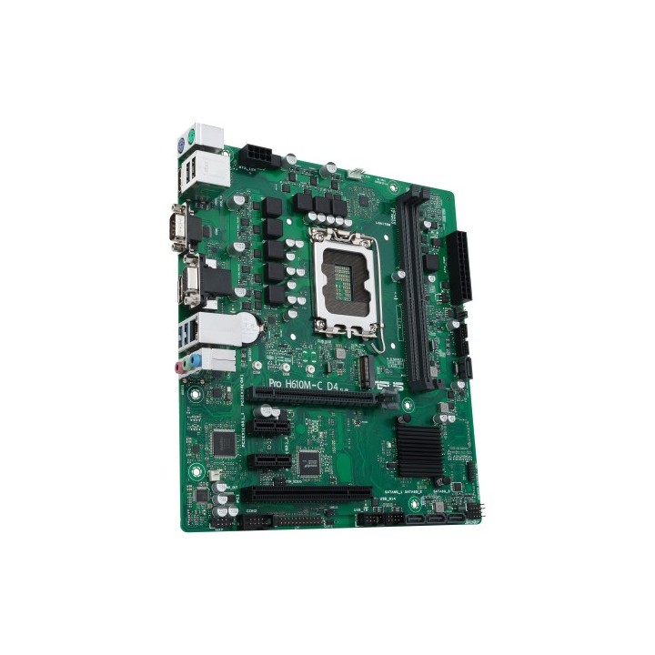 asus asus pro h610m c d4 csm intel h610 lga 1700 micro atx