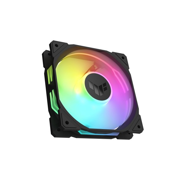 asus asus tuf gaming tr120 argb 3in1 black carcasa del ordenador refrigerador de aire 12 cm negro