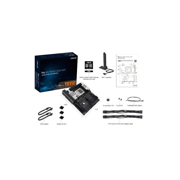 asus asus pro ws trx50 sage wifi amd trx50 socket str5 ssi ceb