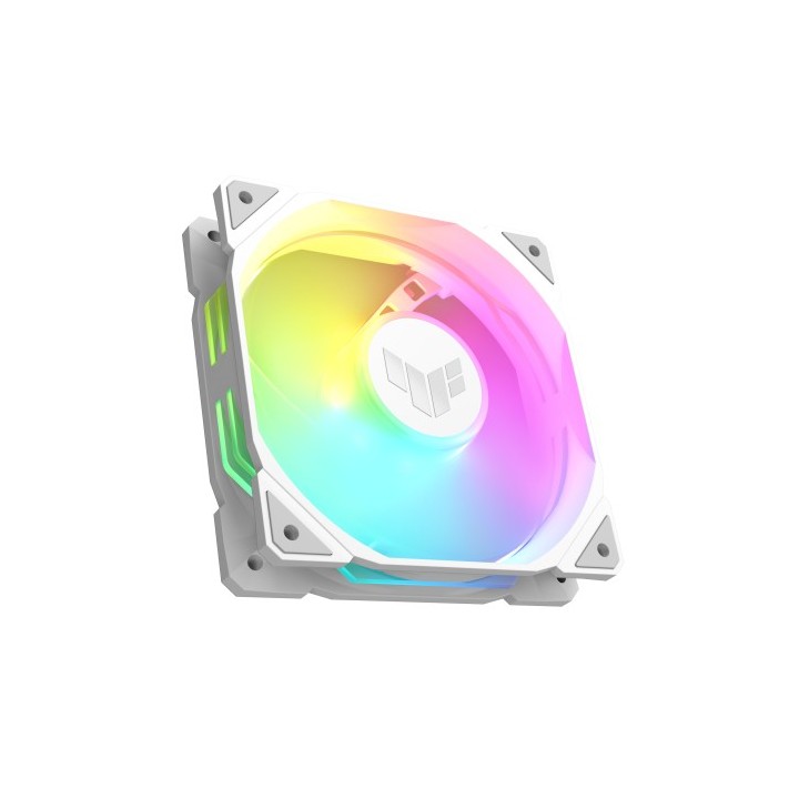 asus asus tuf gaming tr120 argb reverse 3in1 white carcasa del ordenador refrigerador de aire 12 cm