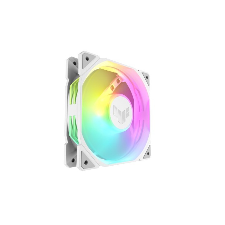 asus asus tuf gaming tr120 argb reverse 3in1 white carcasa del ordenador refrigerador de aire 12 cm
