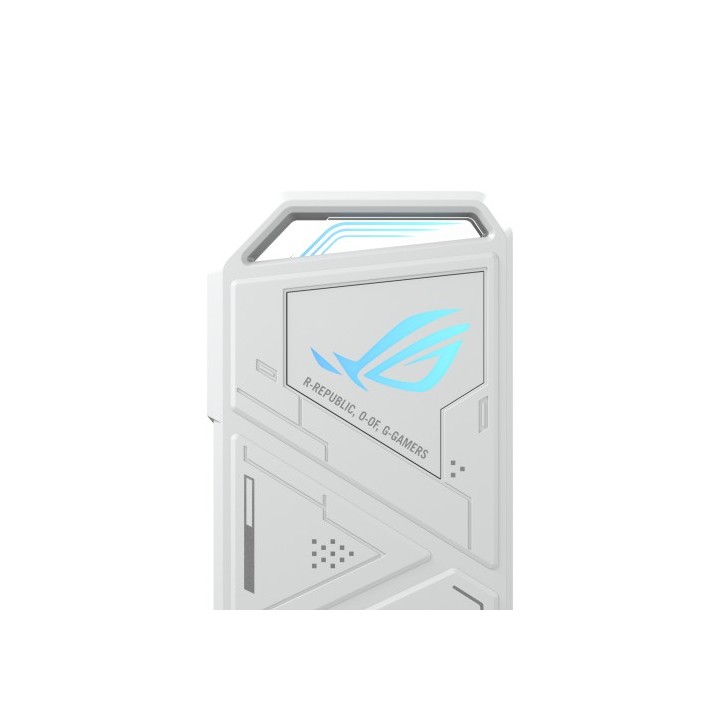 asus carcasa de ssd asus rog strix arion/wht/g/as//esd s1c  blanca