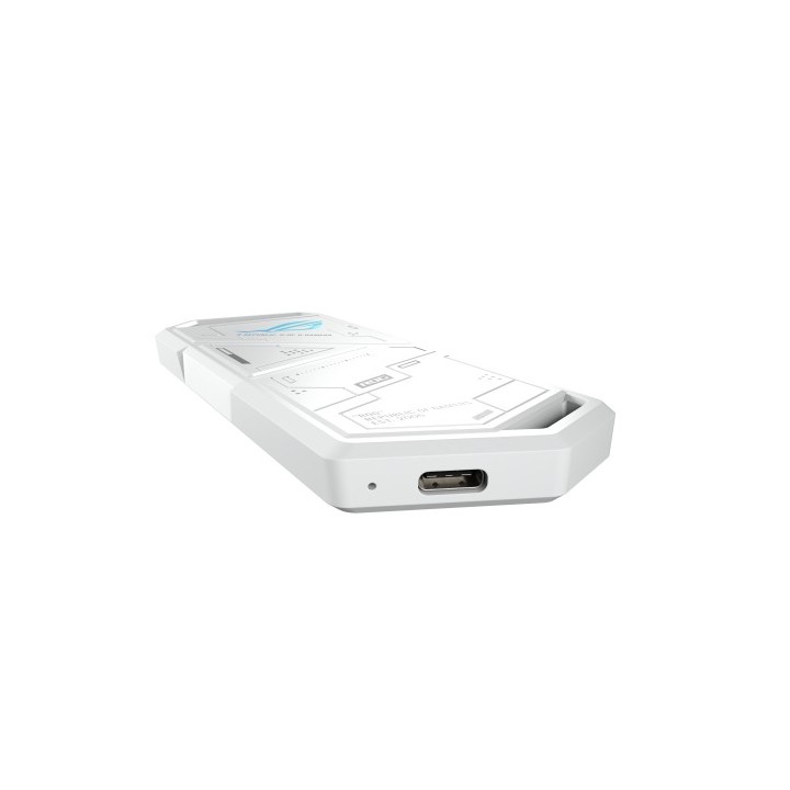 asus carcasa de ssd asus rog strix arion/wht/g/as//esd s1c  blanca