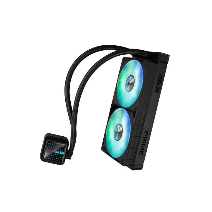 asus asus prime lc 240 argb carcasa del ordenador sistema de refrigeracion liquida todo en uno 12 cm