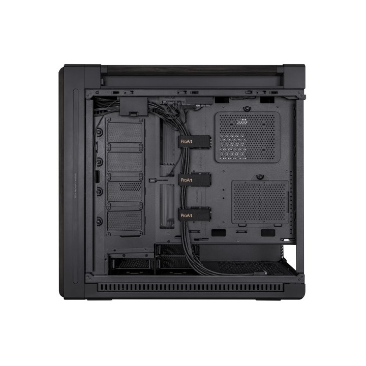 asus asus proart pa602 wood edition Â? metal panel midi tower negro