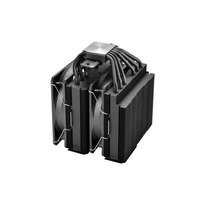 fsp fsp refrigeraciones de aire intel lga 1851/1700/1200 amd am4/am5 120mm black top cover high perf