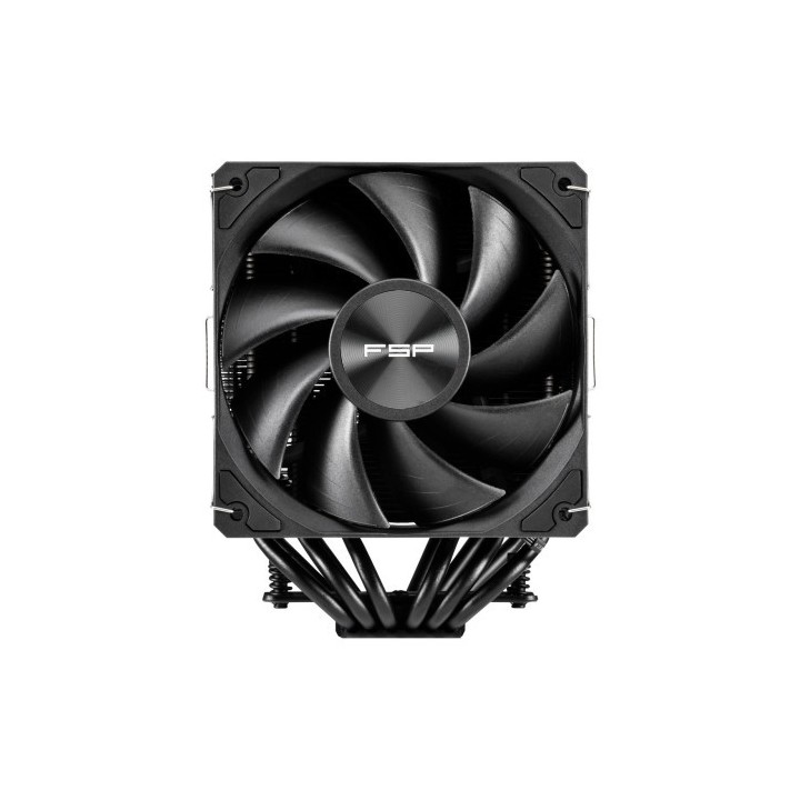 fsp fsp refrigeraciones de aire intel lga 1851/1700/1200 amd am4/am5 120mm black top cover high perf