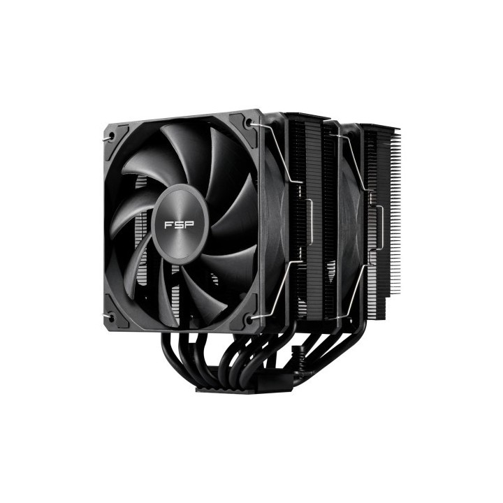 fsp fsp refrigeraciones de aire intel lga 1851/1700/1200 amd am4/am5 120mm black top cover high perf