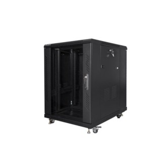 lanberg armario lanberg rack 19pulgadas 15u 600x800 flat pack black negro