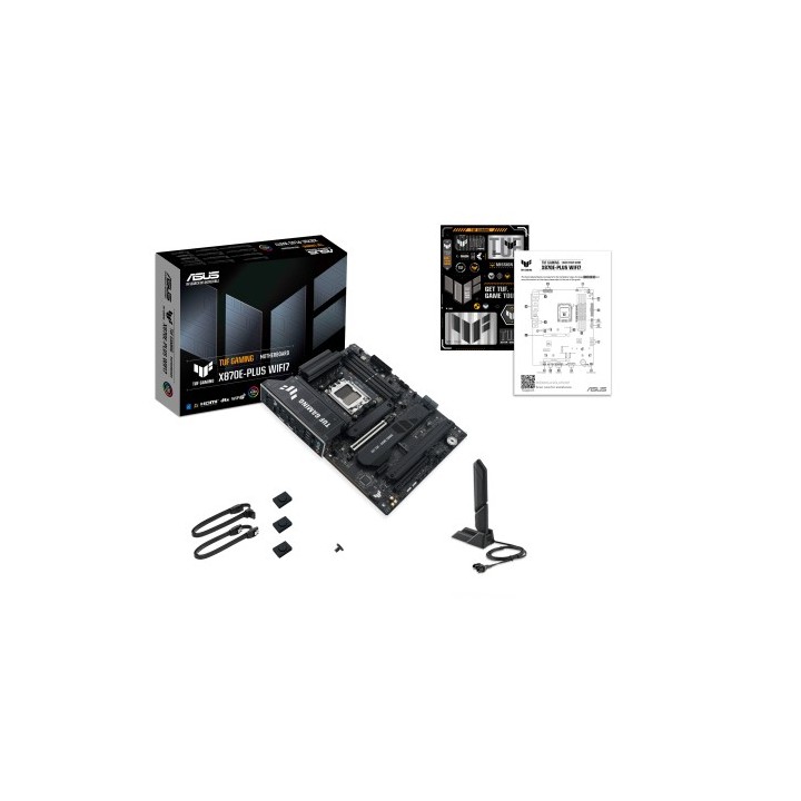 asus placa asus tuf gaming x870e plus wifi7,amd,am5,x870e,4ddr5,256gb,1hdmi+2usb4,4sata3+4m.2,2.5gbl
