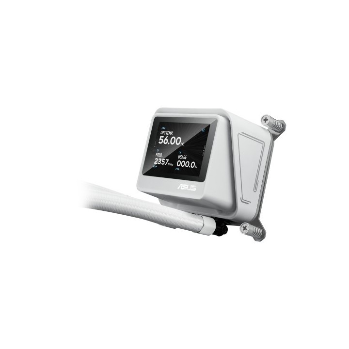 asus sistema de refrigeracion liquida asus para cpu max gaming lc 360 argb lcd white  white box