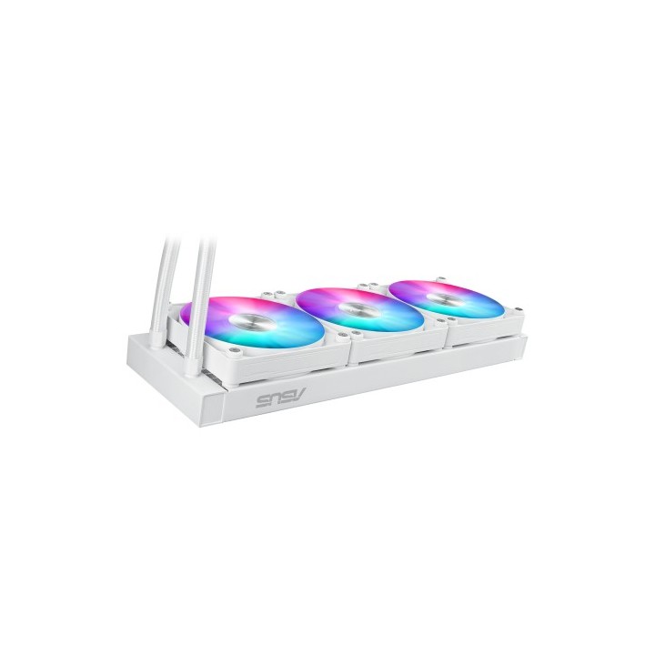 asus sistema de refrigeracion liquida asus para cpu max gaming lc 360 argb lcd white  white box