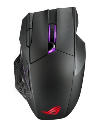 asus asus rog spatha x raton mano derecha rf wireless+usb type a optico 19000 dpi
